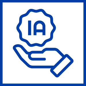 AI Group Icon (hand holding an AI ribbon)